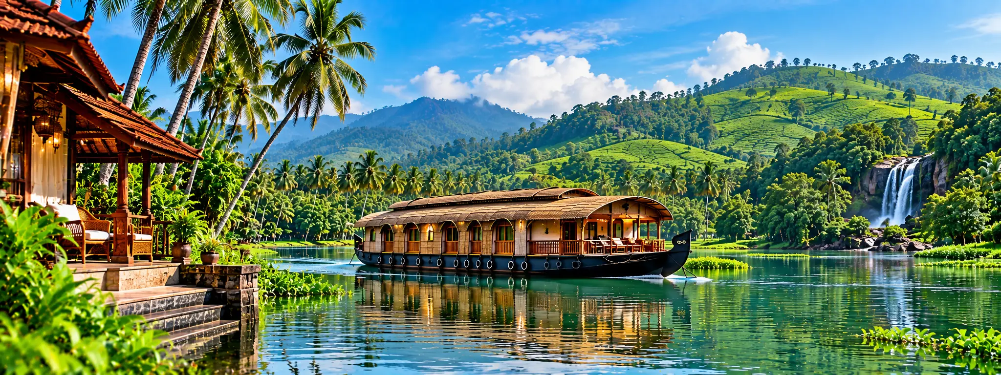 
                                    A WEEK IN KERALA - 06 NIGHTS AND 07 DAYS                                    tour package
                                